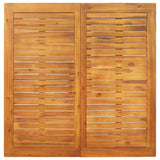 NNEVL Garden Dining Table 110x110x75 cm Solid Wood Acacia