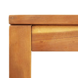 NNEVL Garden Dining Table 110x110x75 cm Solid Wood Acacia