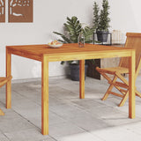 NNEVL Garden Dining Table 110x110x75 cm Solid Wood Acacia
