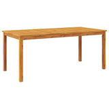 NNEVL Garden Dining Table 180x90x75 cm Solid Wood Acacia