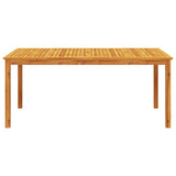 NNEVL Garden Dining Table 180x90x75 cm Solid Wood Acacia