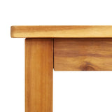 NNEVL Garden Dining Table 180x90x75 cm Solid Wood Acacia
