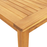 NNEVL Garden Dining Table 180x90x75 cm Solid Wood Acacia