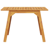 NNEVL Garden Dining Table 110x56x75 cm Solid Wood Acacia