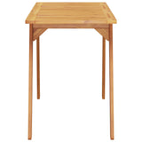 NNEVL Garden Dining Table 110x56x75 cm Solid Wood Acacia