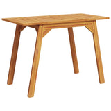 NNEVL Garden Dining Table 110x56x75 cm Solid Wood Acacia