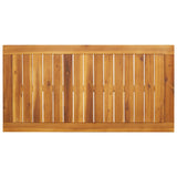 NNEVL Garden Dining Table 110x56x75 cm Solid Wood Acacia