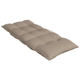 NNEVL Highback Chair Cushions 6 pcs Taupe Oxford Fabric