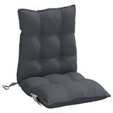 NNEVL Lowback Chair Cushions 4 pcs Anthracite Oxford Fabric