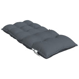 NNEVL Lowback Chair Cushions 4 pcs Anthracite Oxford Fabric