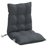 NNEVL Lowback Chair Cushions 6 pcs Anthracite Oxford Fabric
