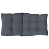 NNEVL Lowback Chair Cushions 6 pcs Anthracite Oxford Fabric