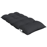 NNEVL Lowback Chair Cushions 6 pcs Black Oxford Fabric