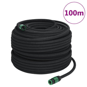 NNEVL Garden Soaker Hose Black 0.6- 100 m Rubber