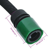 NNEVL Garden Soaker Hose Black 0.6- 100 m Rubber