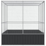 NNEVL Aviary Silver 211x207x212 cm Steel