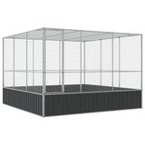 NNEVL Aviary Silver 311x307x212 cm Steel