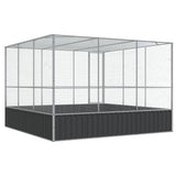 NNEVL Aviary Silver 311x307x212 cm Steel