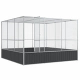 NNEVL Aviary Silver 311x307x212 cm Steel