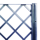 NNEVL Garden Planter with Trellis Blue Grey 120x40x142 cm PP