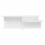 NNEVL Coffee Tables 2 pcs White Engineered Wood