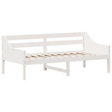 NNEVL Day Bed without Mattress White 90x190 cm Solid Wood Pine