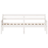 NNEVL Day Bed without Mattress White 90x190 cm Solid Wood Pine