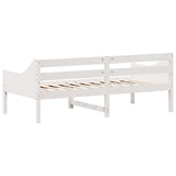 NNEVL Day Bed without Mattress White 90x190 cm Solid Wood Pine