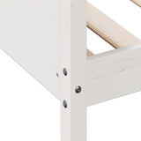 NNEVL Day Bed without Mattress White 90x190 cm Solid Wood Pine