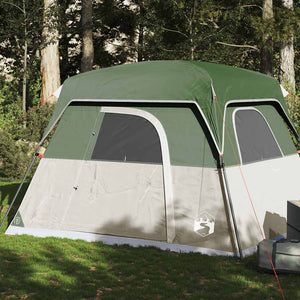 NNEVL Camping Tent Cabin 4-Person Green Waterproof