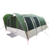 NNEVL Family Tent Tunnel 8-Person Green Waterproof