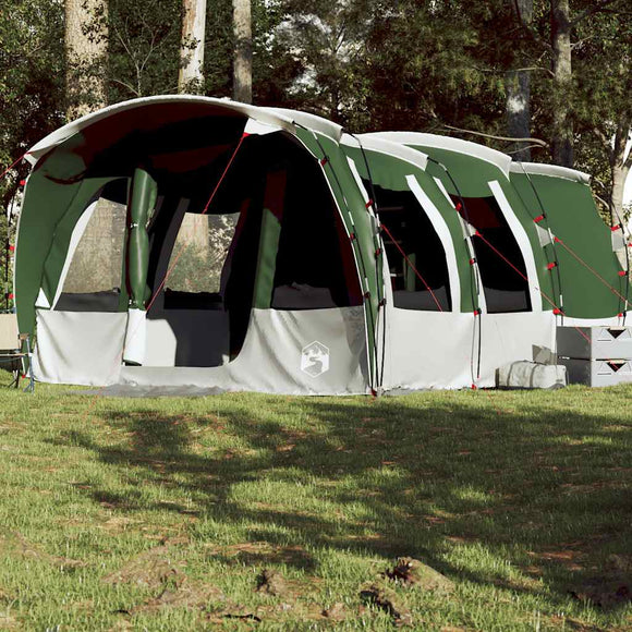 NNEVL Family Tent Tunnel 8-Person Green Waterproof