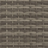 NNEVL Sun Lounger with Cushions Grey Poly Rattan