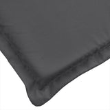 NNEVL Lowback Chair Cushions 6 pcs Melange Anthracite 100x50x4 cm Fabric