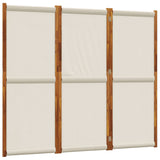 NNEVL 3-Panel Room Divider Light Grey 210x180 cm