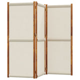 NNEVL 3-Panel Room Divider Light Grey 210x180 cm