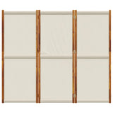 NNEVL 3-Panel Room Divider Light Grey 210x180 cm