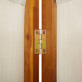 NNEVL 3-Panel Room Divider Light Grey 210x180 cm