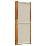 NNEVL 5-Panel Room Divider Light Grey 350x180 cm