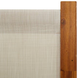 NNEVL 5-Panel Room Divider Light Grey 350x180 cm