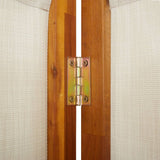 NNEVL 5-Panel Room Divider Light Grey 350x180 cm