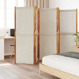 NNEVL 5-Panel Room Divider Light Grey 350x180 cm