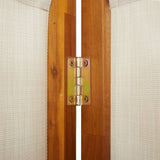 NNEVL 6-Panel Room Divider Light Grey 420x180 cm