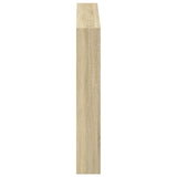NNEVL Headboard Cabinet with LED Sonoma Oak 100 cm