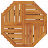 NNEVL Folding Garden Table Ø70x75 cm Solid Wood Acacia