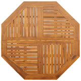 NNEVL Folding Garden Table Ø110x75 cm Solid Wood Acacia