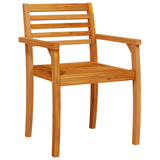 NNEVL Garden Chairs 2 pcs 59x55x85 cm Solid Wood Acacia