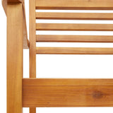 NNEVL Garden Chairs 2 pcs 59x55x85 cm Solid Wood Acacia