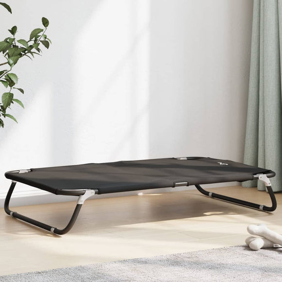 NNEVL Dog Bed Foldable Anthracite Oxford Fabric and Steel