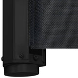 NNEVL Retractable Pet Gate Black 82.5x125 cm